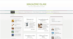 Desktop Screenshot of magazine-islam.com